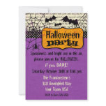 Spooky Bats Halloween Invitation
