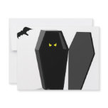 Spooky Coffin invitations