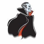 spooky dracula vampire photo sculptures