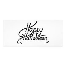 Spooky Festive Happy Halloween Custom Rack Cards