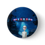 Spooky Forest UFO Close Encounter Button