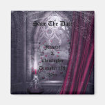 Spooky Gothic Church Save The Date Wedding Magnet