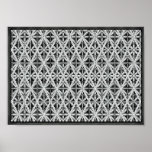 spooky grid print