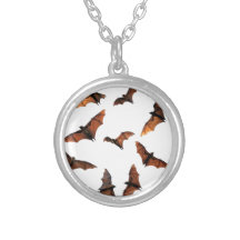 Spooky halloween Fruit Bats (Flying foxes) Necklace