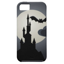 Spooky Halloween Haunted House on Hill iPhone 5 Covers