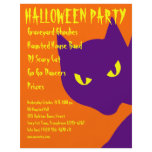 Spooky Halloween Party Kitty Cat Scary flyers