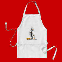 Spooky Halloween Trees aprons