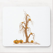 Spooky Halloween Trees mousepads