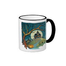 Spooky Haunted House Coffee Mug