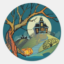 Spooky Haunted House Stickers