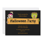 Spooky Monsters Halloween Party Invitation