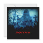 Spooky Moonlight Ghost Halloween Party Invites invitations