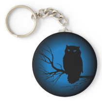 Spooky Owl Blue Moon