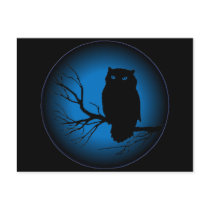 Spooky Owl Blue Moon