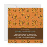 Spooky Pumpkins Halloween Party Invitation