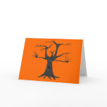 Spooky tree cards