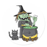 Spooky Witch stickers