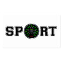 Sport (Cool Speed Emblem) business cards