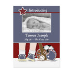 Sports Baby Announcement Template Post Cards