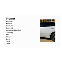 Sports Car Business Card