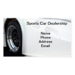Sports Car Dealership Business Cards