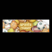 Sports Champ bumper stickers