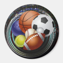 Sports Fan Fridge Magnet