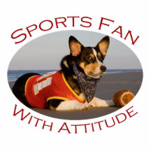 Sports Fan with Attitude Photo Cutout