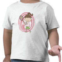 Sports Girl Tennis Tshirts and Gifts
