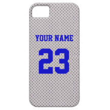 Sports Jersey Template Change Text and Number iPhone 5 Case