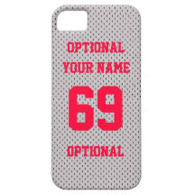 Sports Jersey Template Change Text and Number iPhone 5 Covers