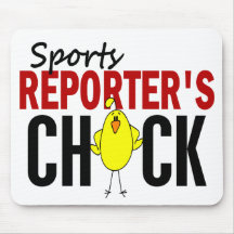 Sports Reporter's Chick Mouse Mat