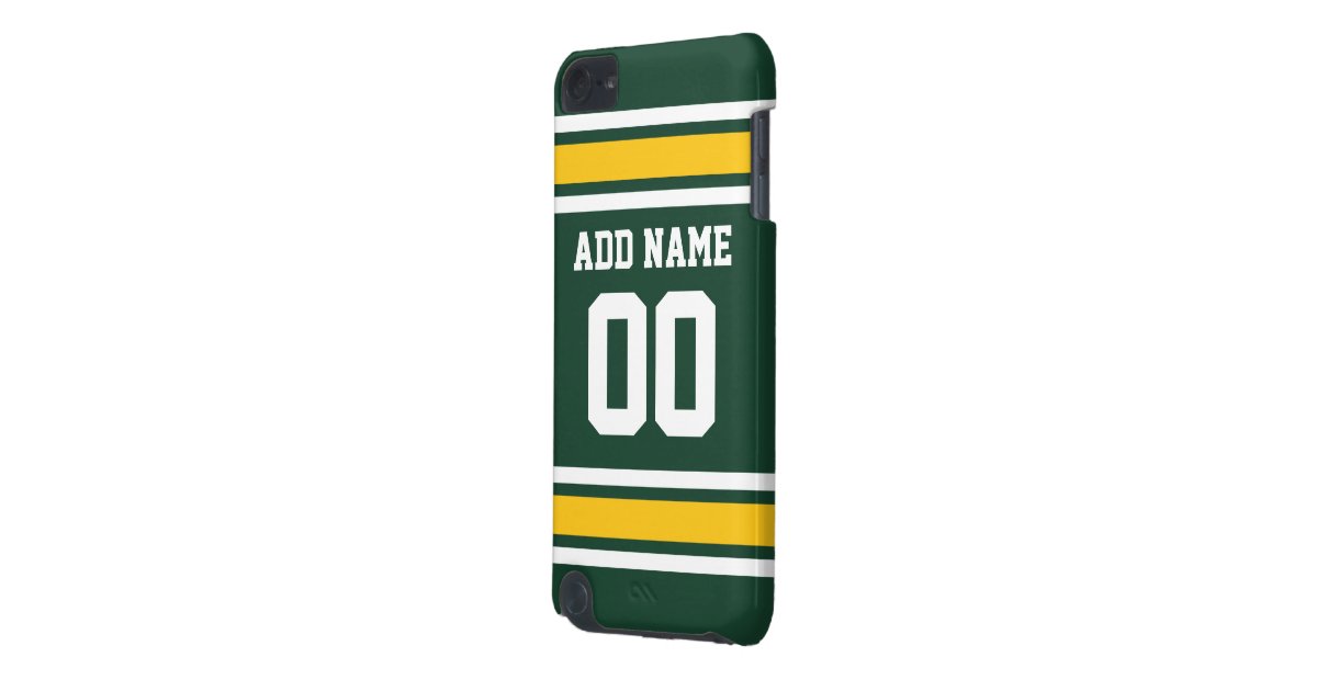 Sports Team Football Jersey Custom Name Number iPod Touch ...