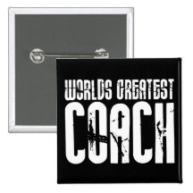 Sports Teams Coaches : World's Greatest Coach Pinback Button
