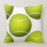 sports tennis balls throw pillow pillows