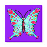 Spotted Butterfly 2 magnets