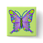 Spotted Butterfly 3 buttons