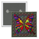 Spotted Colourful Butterfly Pins