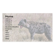 Spotted Hyaena Business Card Templates