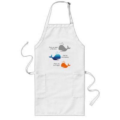 Spouting Off_Life has no porpoise Apron by Artful_Animalz