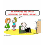 sprained wrist exercise DVD t-shirts