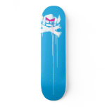 Spray Swede Drips - Cyan skateboards