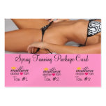 Spray Tanning Package Card 3 Tans business cards