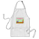 spread papers around desk aprons