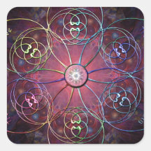 Spread the Love Square Stickers