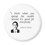 Spread the wealth around fridge magnets