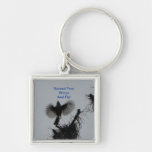 Spread Your Wings And Fly, Tufted Titmouse Keychain