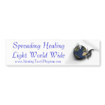 Spreading Healing Light bumper stickers