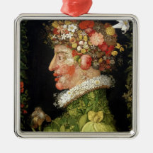 Spring, a series depicting the four seasons ornaments