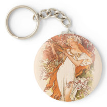 Spring - Alphonse Mucha Art Nouveau
